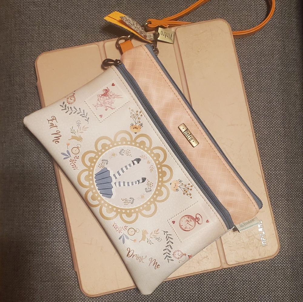 Alice in Wonderland wristlet